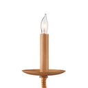 Currey & Company Saxon 43.25" 2-Light Linear Chandelier 9