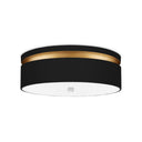 Currey & Company Serenity 18.5" Black LED Flush Mount 3