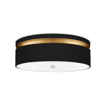 Currey & Company Serenity 18.5" Black LED Flush Mount 3