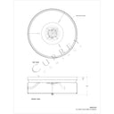 Currey & Company Serenity 18.5" Black LED Flush Mount 4
