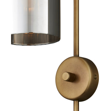 Currey & Company Severn 1-Light Brass Wall Sconce 1