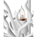 Currey & Company Snowfall 21.5" 3-Light Semi-Flush Mount 1