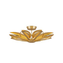 Currey & Company Stewart 31.5" Gold 8-Light Semi-Flush Mount 