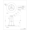 Currey & Company Tairagai 32.25" Shell LED Chandelier 7