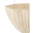 Currey & Company Telos 25.75" Rattan 3-Light Pendant 1