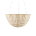Currey & Company Telos 25.75" Rattan 3-Light Pendant 3