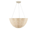 Currey & Company Telos 25.75" Rattan 3-Light Pendant 4