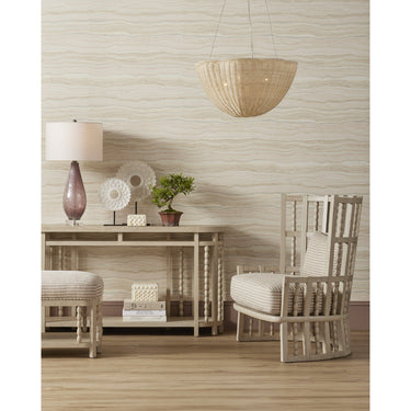 Currey & Company Telos 25.75" Rattan 3-Light Pendant 5