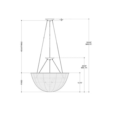 Currey & Company Telos 25.75" Rattan 3-Light Pendant 7