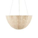 Currey & Company Telos 25.75" Rattan 3-Light Pendant 