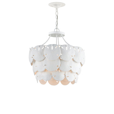 Currey & Company Tulum 20" 3-Light Convertible Chandelier 5