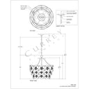 Currey & Company Tulum 20" 3-Light Convertible Chandelier 6