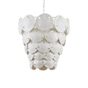 Currey & Company Tulum 20" White 5-Light Chandelier 2