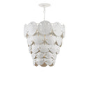 Currey & Company Tulum 20" White 5-Light Chandelier 3