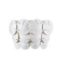 Currey & Company Tulum White 3-Light Wall Sconce 