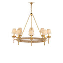 Currey & Company Vichy 35.5" Rope 8-Light Chandelier 5