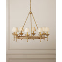 Currey & Company Vichy 35.5" Rope 8-Light Chandelier 6