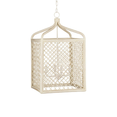 Currey & Company Wanstead 16'' Lantern 4-Light Chandelier 