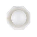 Currey & Company Waystone White 1-Light Wall Sconce 3