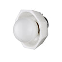 Currey & Company Waystone White 1-Light Wall Sconce 4