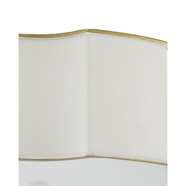 Currey & Company Wexford 19.25" White Flush Mount 1