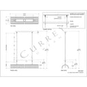 Currey & Company Woodbine 42" Chestnut Rectangular 5-Light Chandelier 10