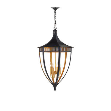 Currey & Company Wycombe 23.5" Black 4-Light Lantern 5