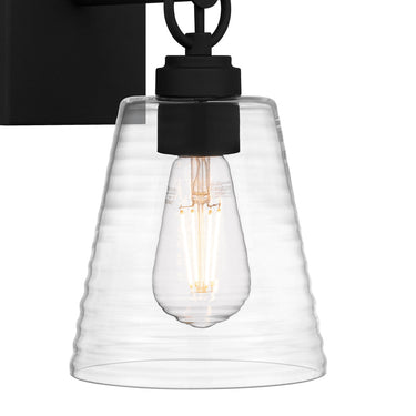 Dacosta 1 Light Wall Sconce in Earth Black 2