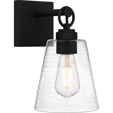 Dacosta 1 Light Wall Sconce in Earth Black 1