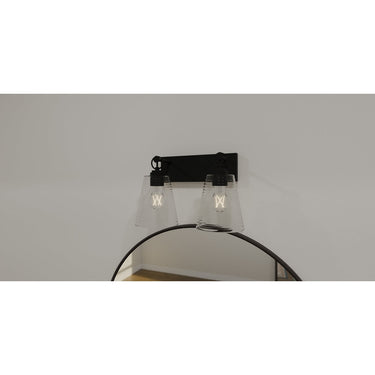Dacosta 2 Light Bath Light in Earth Black 4