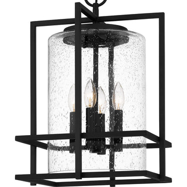 Damien 4 Light Outdoor Pendant in Earth Black 1