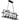 Damien 5 Light Outdoor Island Light in Earth Black 5