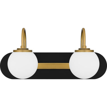 Desmond 2 Light Bath Light in Matte Black 3