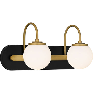 Desmond 2 Light Bath Light in Matte Black 1