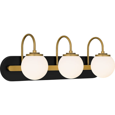 Desmond 3 Light Bath Light in Matte Black 1