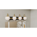 Desmond 4 Light Bath Light in Matte Black 2
