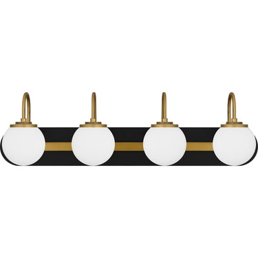 Desmond 4 Light Bath Light in Matte Black 3