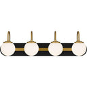 Desmond 4 Light Bath Light in Matte Black 4