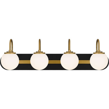 Desmond 4 Light Bath Light in Matte Black 4