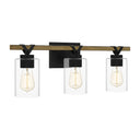 Devon Court 3 Light Bath Light in Matte Black 4