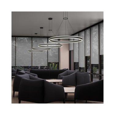 Double Corona 24" LED Ring Pendant 4