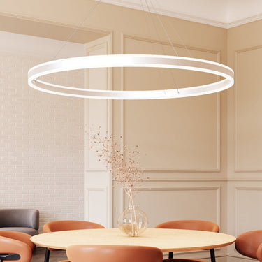 Double Corona 24" LED Ring Pendant 7
