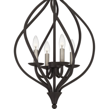Dupont 4 Light Pendant in Old Bronze 2