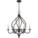 Dupont 6 Light Chandelier in Old Bronze 4