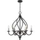 Dupont 6 Light Chandelier in Old Bronze 1