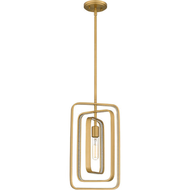 Dupree 1 Light Mini Pendant in Brushed Weathered Brass 5