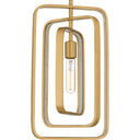 Dupree 1 Light Mini Pendant in Brushed Weathered Brass 1