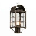 Durham Post Lantern shown in the Bronze finish with a Clear shade - 9120-H-BZ-CL-C