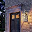 Durham Sconce shown in the Antique Brass finish with a Clear shade - 9121P-H-AB-CL 2