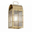 Durham Sconce shown in the Antique Brass finish with a Seedy shade - 9121-H-AB-SDY
